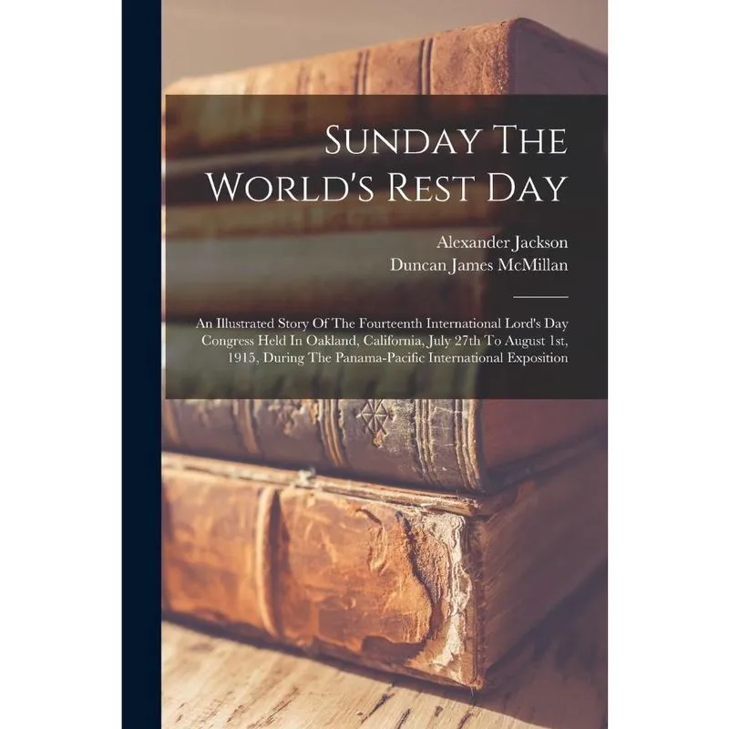Livro Sunday The World's Rest Day