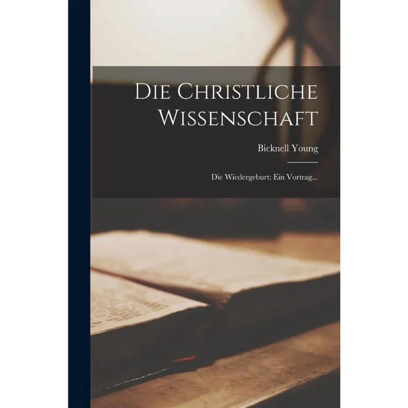 Livro Die Christliche Wissenschaft