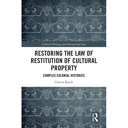 Restoring the Law of Restitution of Cultural Property: Complex Colonial Histories - Paperback
