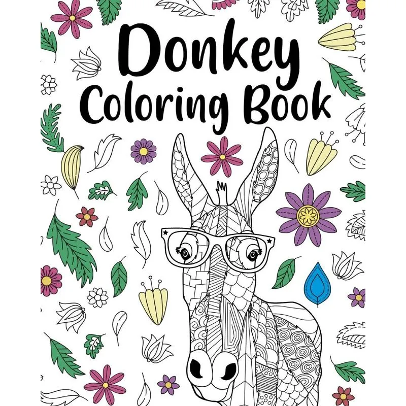 Donkey Coloring Book
