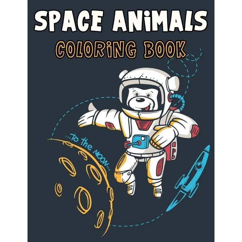 Space Animals Coloring Book