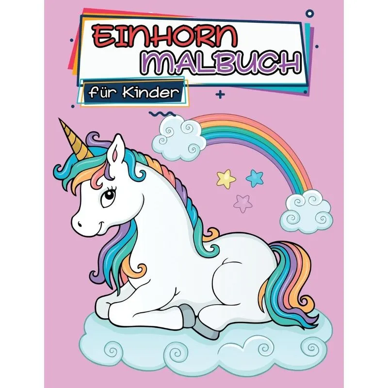 Einhorn Malbuch für Kinder