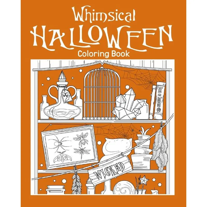 Whimsical Halloween Coloring Book