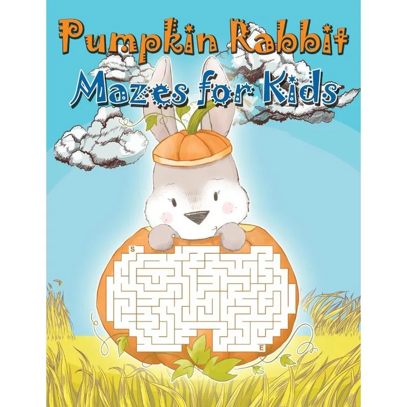 Pumpkin Rabbit Mazes for Kids