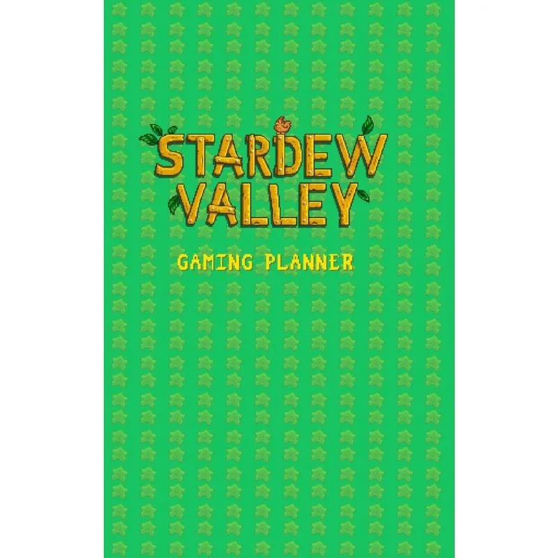 Livro Stardew Valley Gaming Planner and Checklist