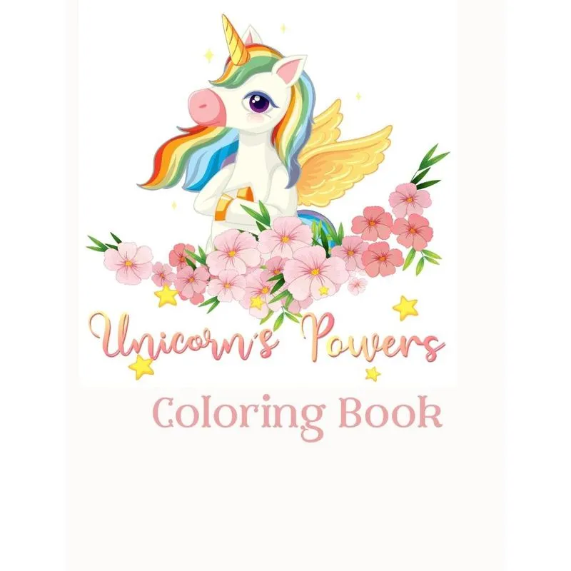 Unicorn Powers Coloring Book