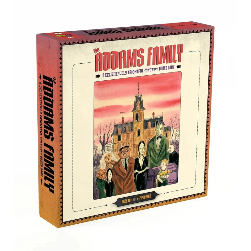 The Addams Family: A Delightfully Frightful Creepy Board Game Pomegranate