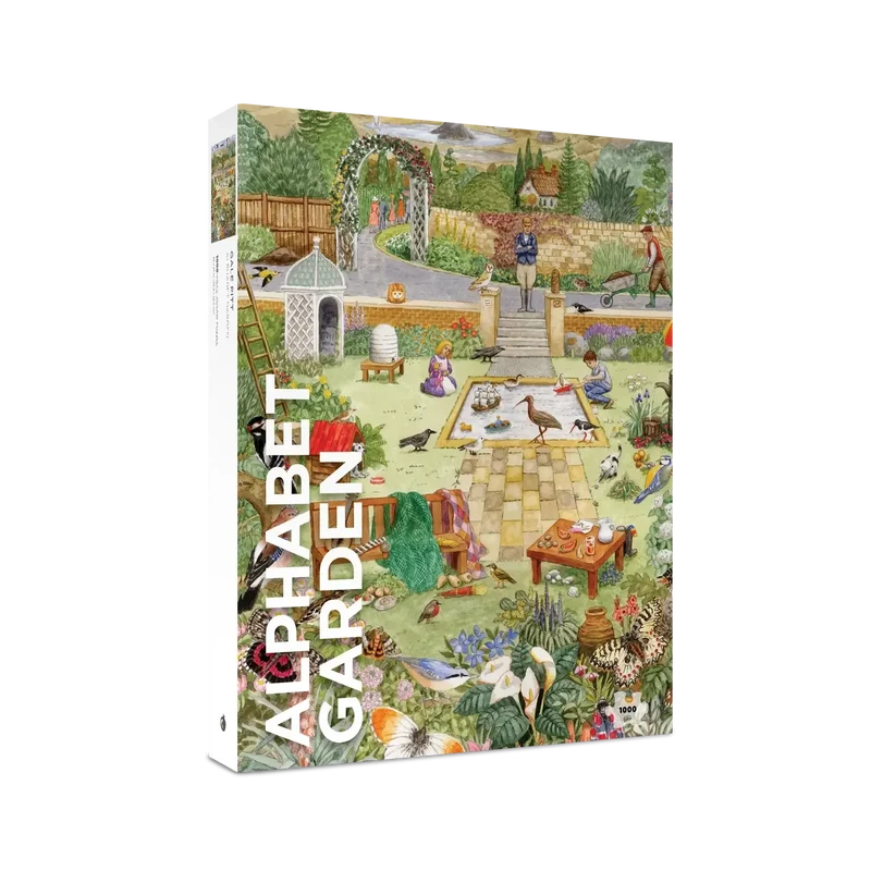 Alphabet Garden by Gale Pitt 1000 Piece Jigsaw Puzzle Pomegranate