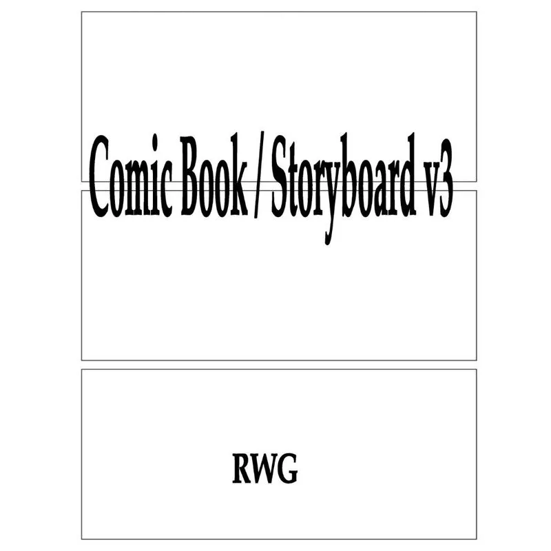 Comic Book / Storyboard v3