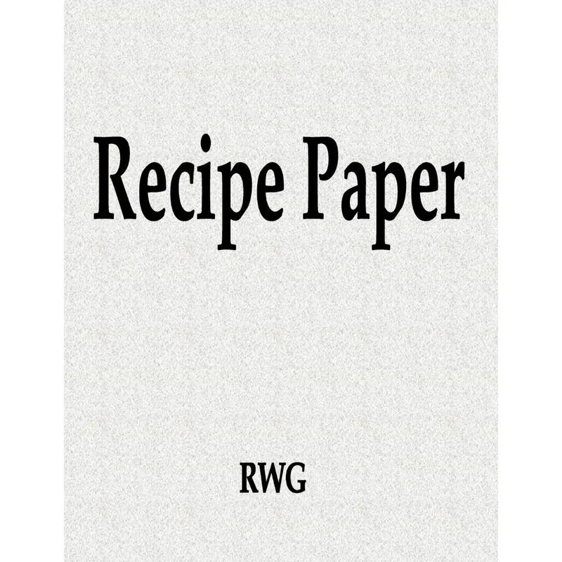Recipe Paper