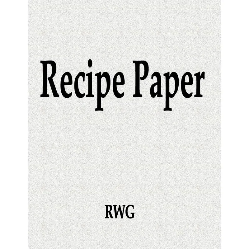 Recipe Paper