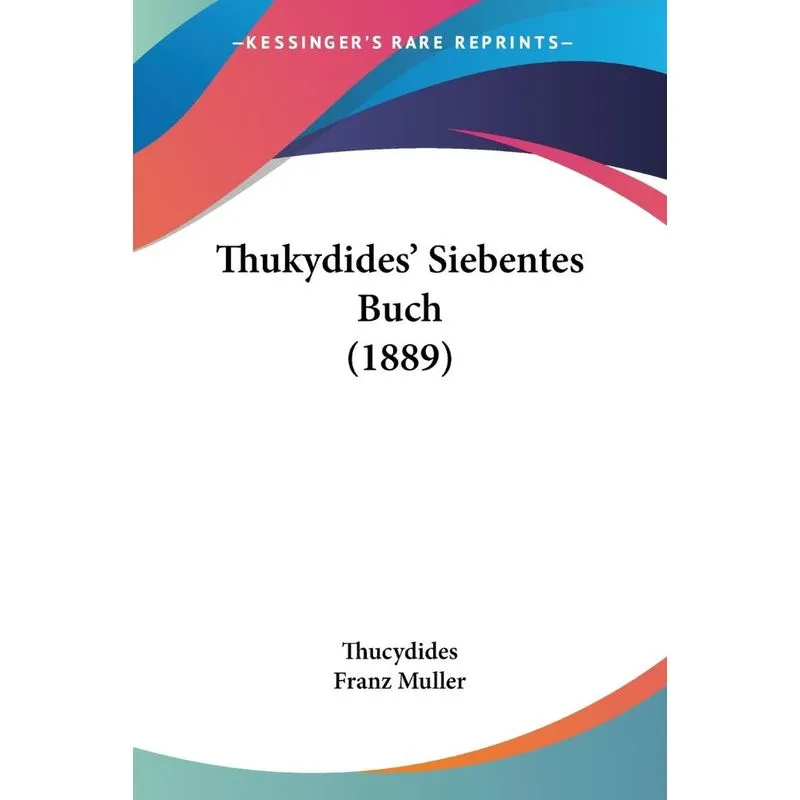 Thukydides Siebentes Buch (1889)