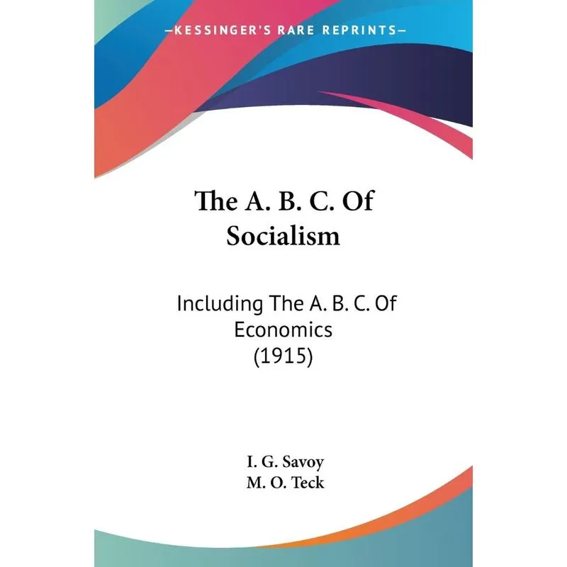 The A. B. C. Of Socialism