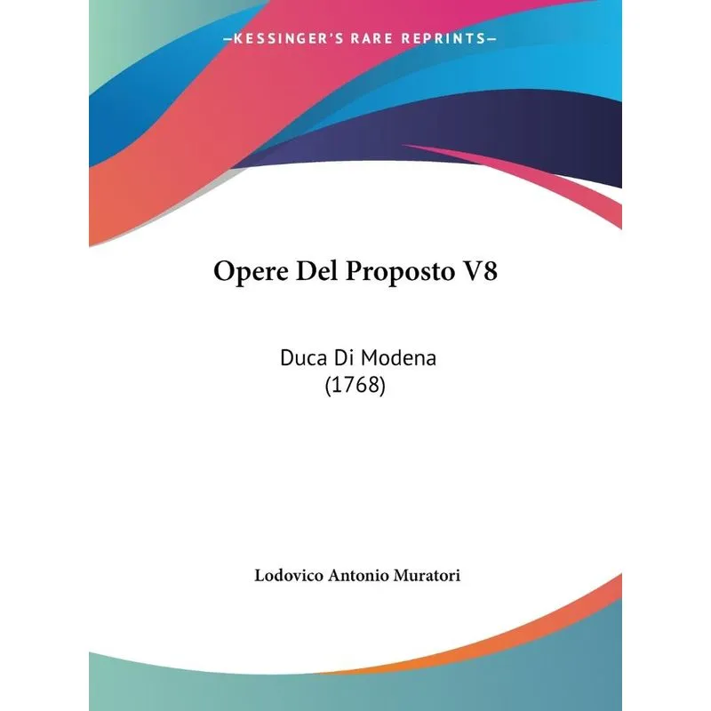 Opere Del Proposto V8
