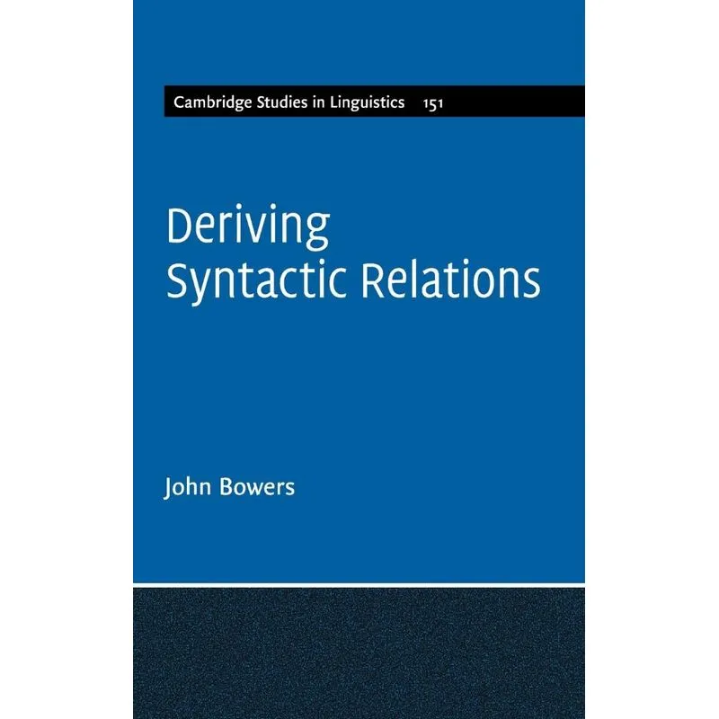 Deriving Syntactic Relations