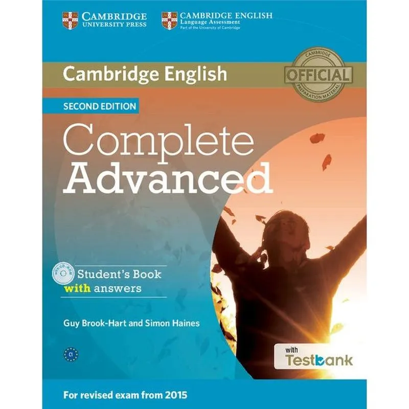 Complete Advanced - Student's Book With Answers With Cd-rom With Testbank - Second Edition - 2ª Ed.
