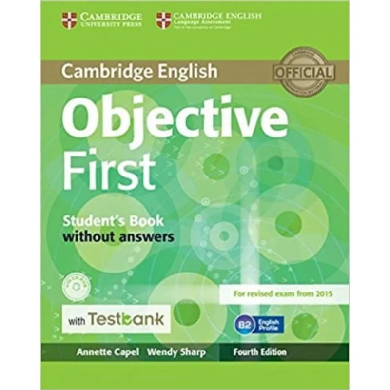 OBJECTIVE FIRST WITHOUT ANSWERS