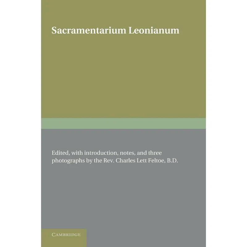 Sacramentarium Leonianum