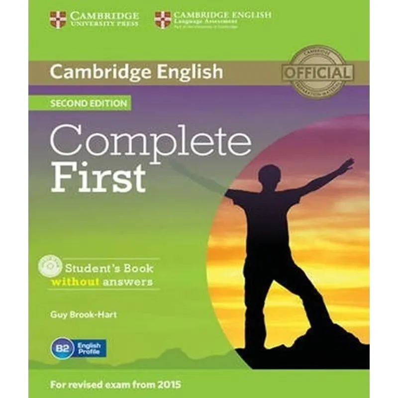 Complete First - Student's Book Without Answer With Cd-rom - 02 Ed