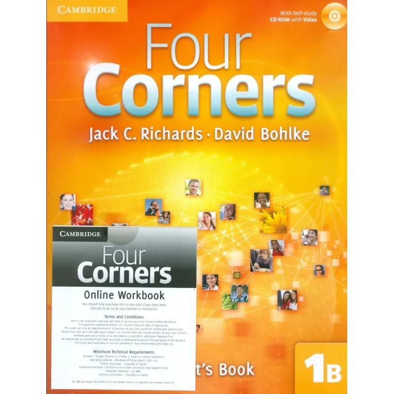 FOUR CORNERS 1B SB WITH CD-ROM AND ONLINE WB - 1ST ED