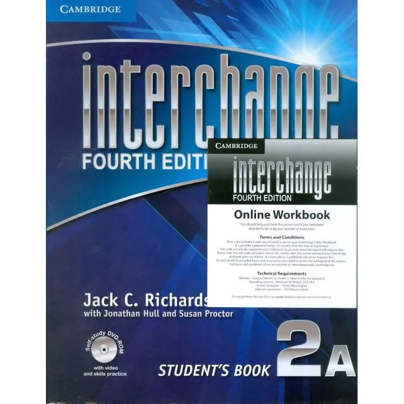 INTERCHANGE 2A SB WITH DVD-ROM ONLINE WB - 4TH ED