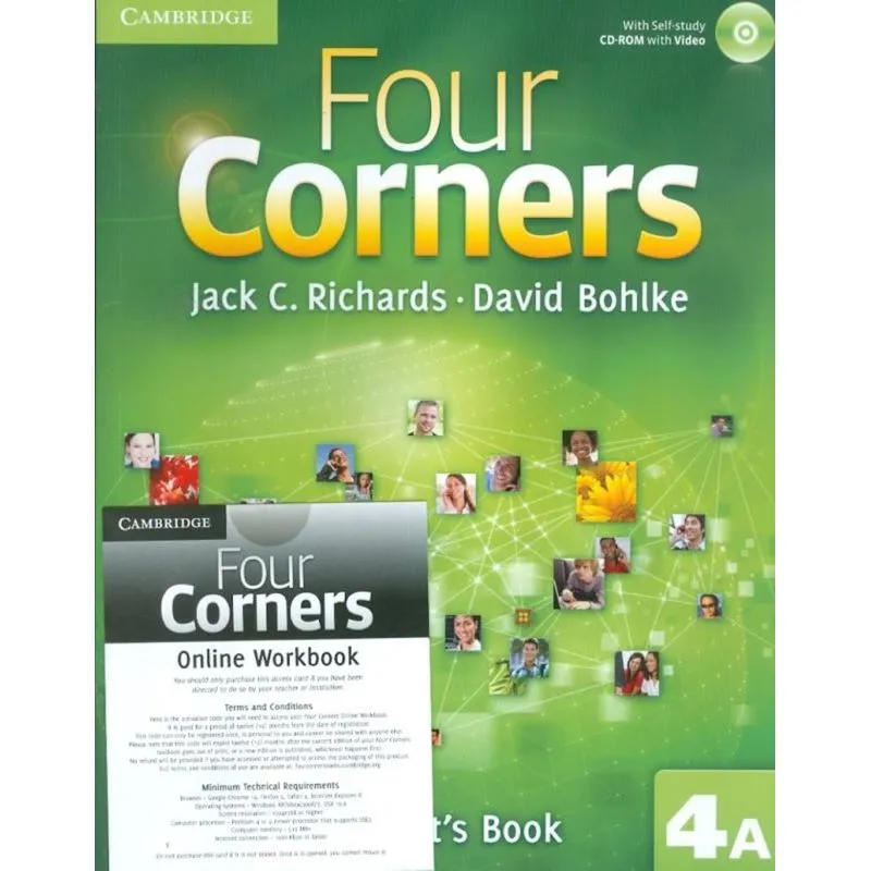 Four Corners 4A Sb With Cd-Rom And Online Wb - 1St Ed