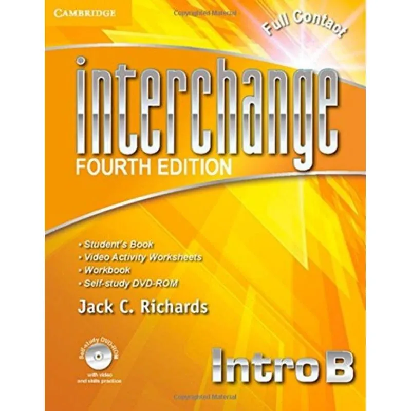INTERCHANGE FULL CONTACT INTRO B WITH SELF-STUDY- WITH DVD-ROM - 4TH ED