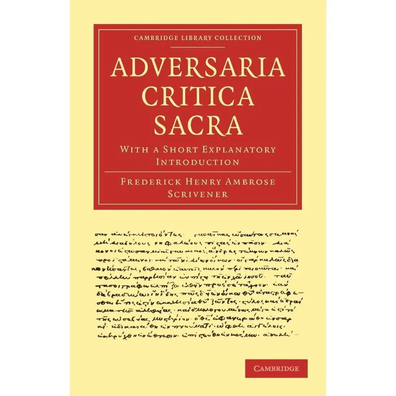Adversaria Critica Sacra