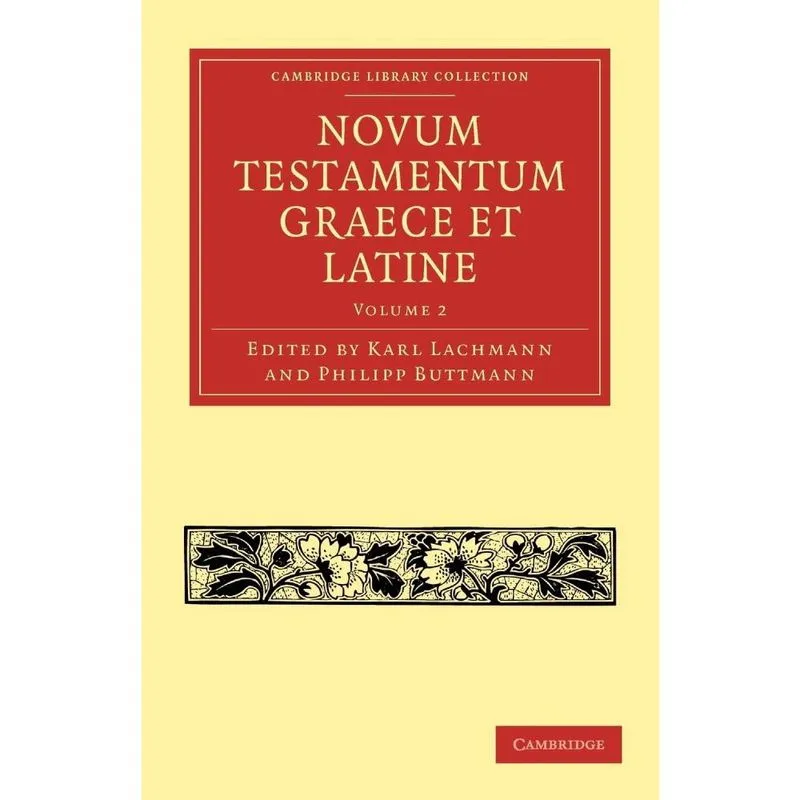 Novum Testamentum Graece Et Latine