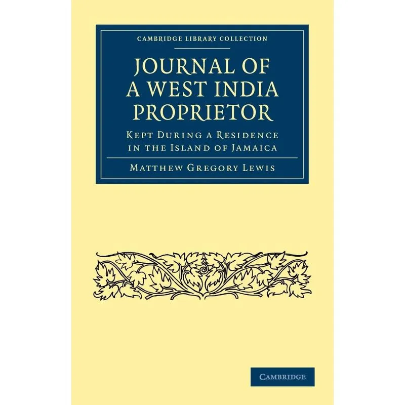 Journal of a West India Proprietor