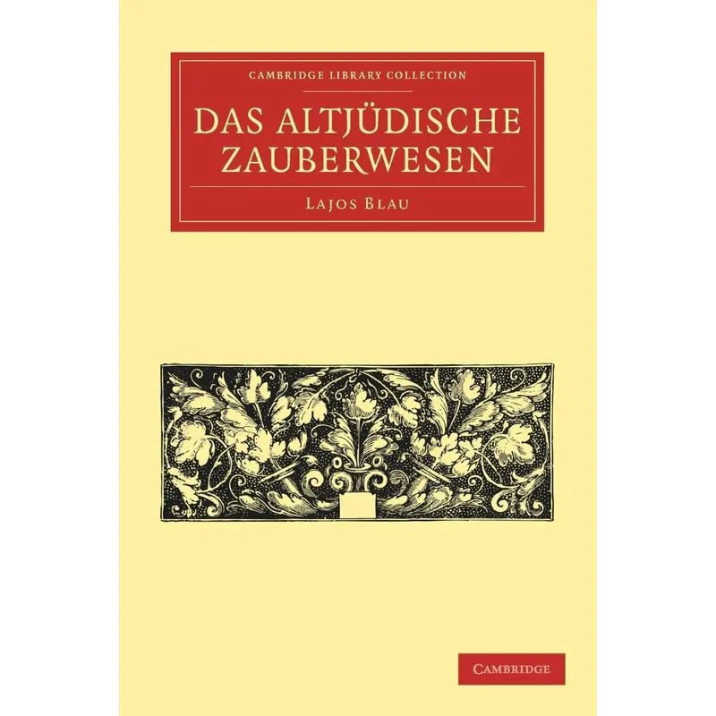 Das Altjudische Zauberwesen