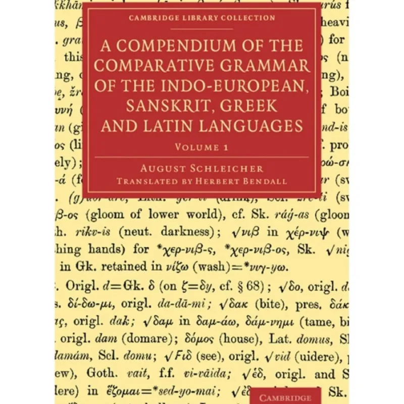 A Compendium of the Comparative Grammar of the Indo-European, Sanskrit, Greek and Latin Languages