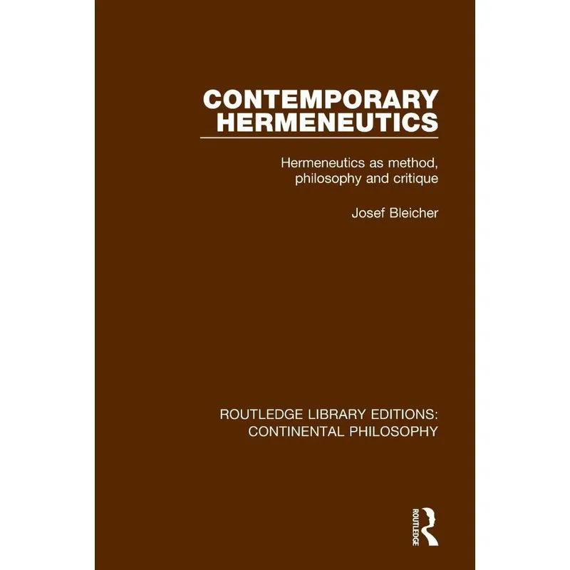 Contemporary Hermeneutics