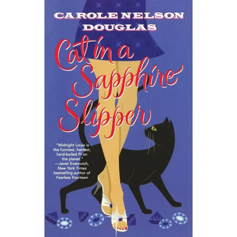 CAT IN A SAPPHIRE SLIPPER