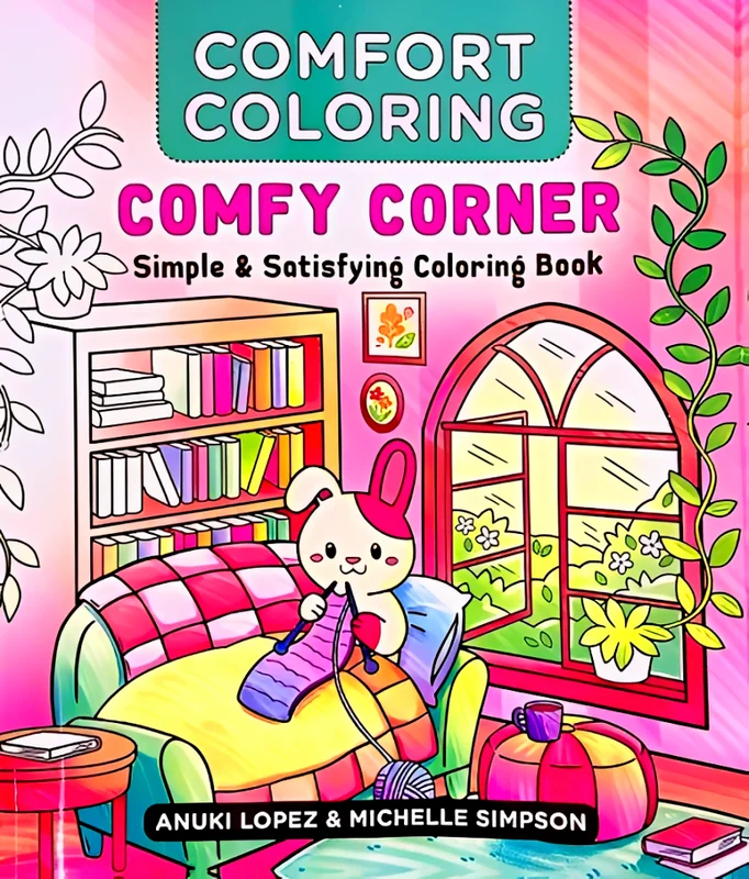 Comfort Coloring: Comfy Corner - Simple & Satisfying Coloring Book