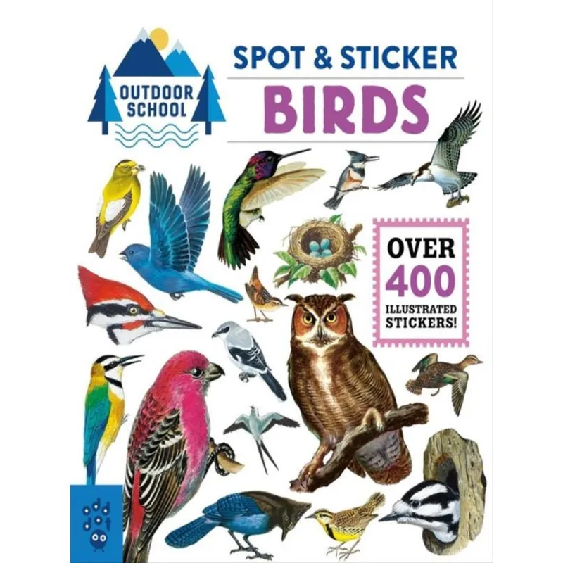 OUTDOOR SCHOOL - SPOT & STICKER BIRDS