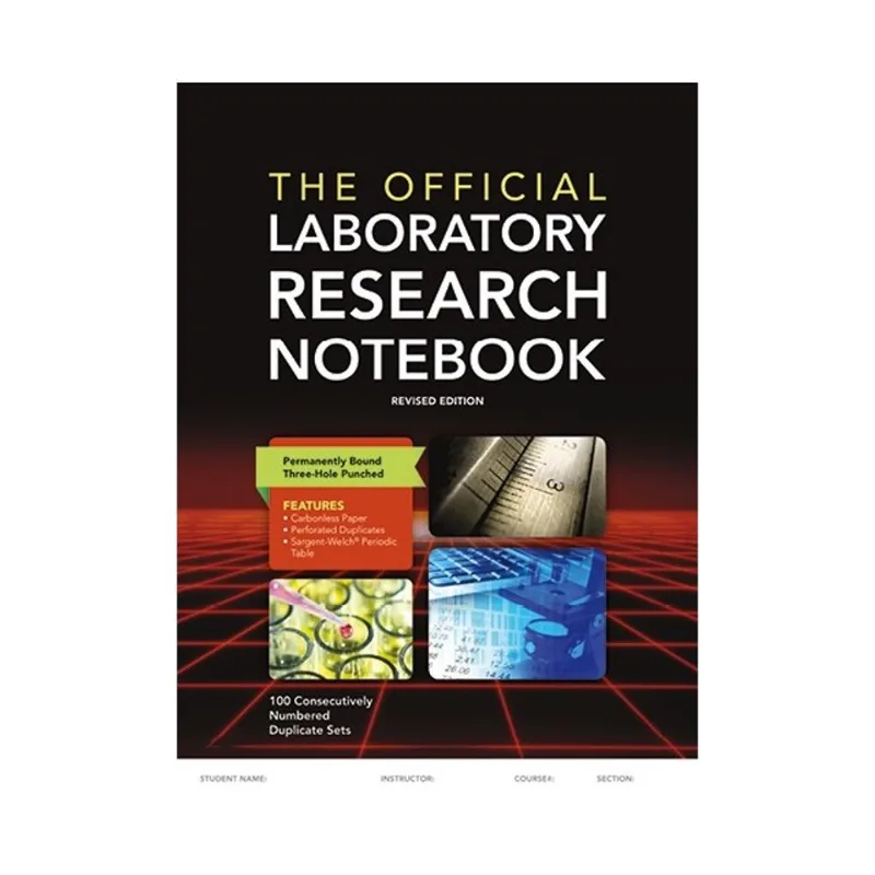 THE OFFICIAL LABORATORY RESEARCH NOTEBOOK - 50 DUPLICATE SETS