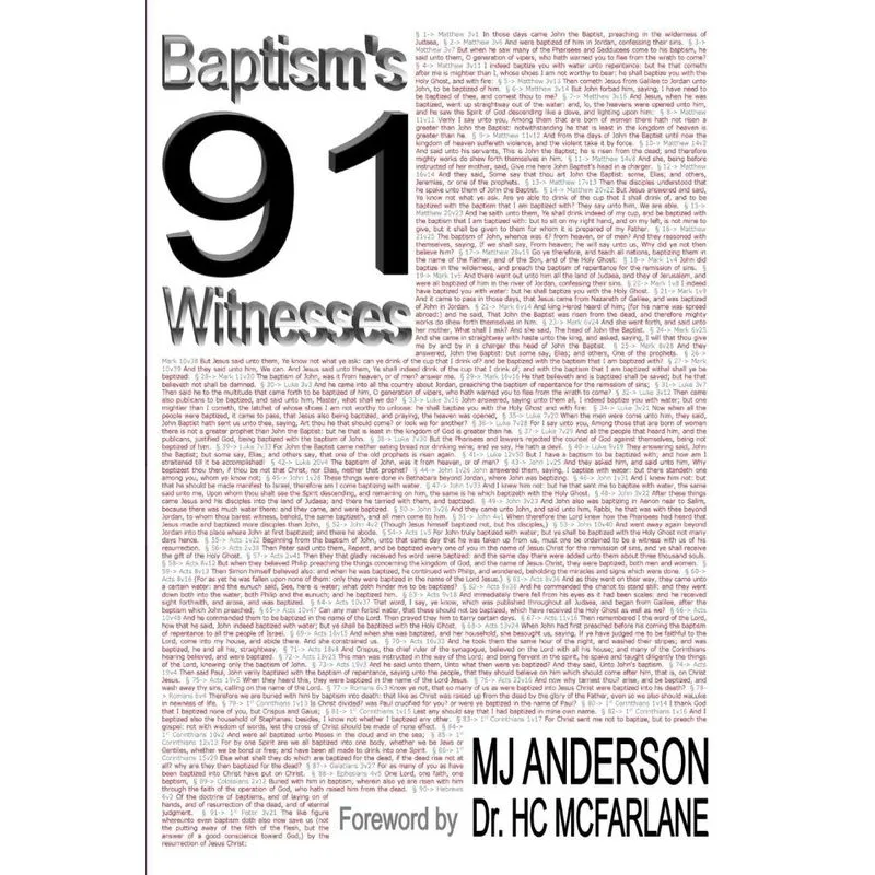 Baptisms 91 Witnesses