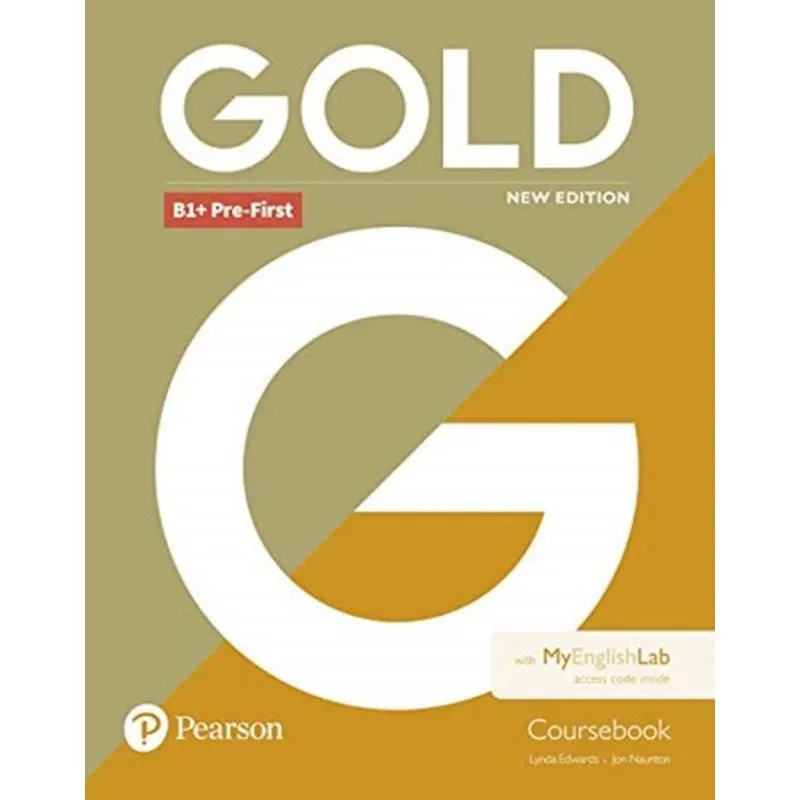 Gold B1+ Pre-First Coursebook With Myenglishlab - 2Nd Ed