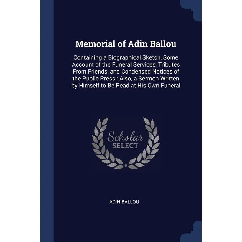 Memorial of Adin Ballou