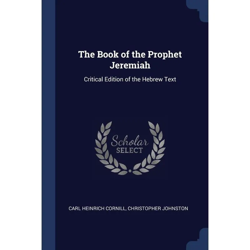 The Book of the Prophet Jeremiah