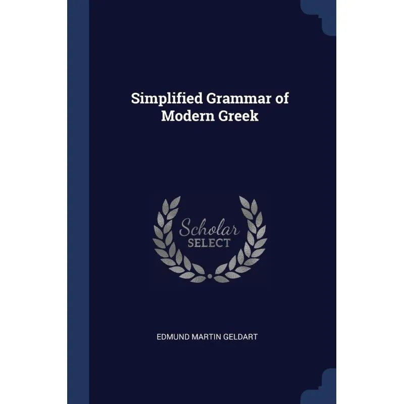 Simplified Grammar of Modern Greek