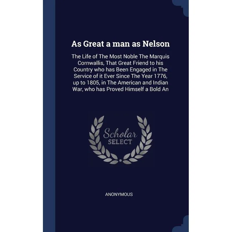As Great a man as Nelson