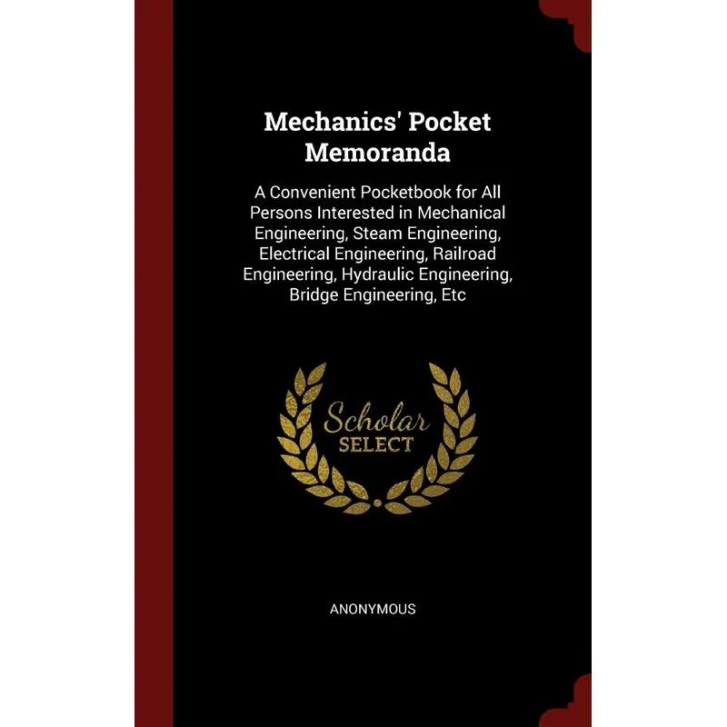Mechanics Pocket Memoranda