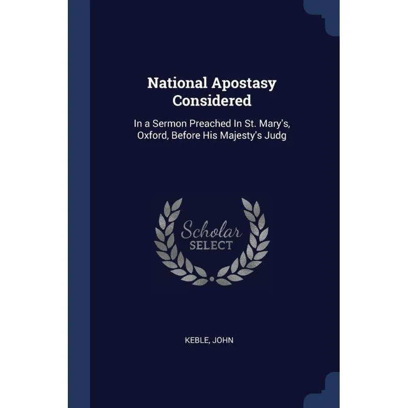 National Apostasy Considered