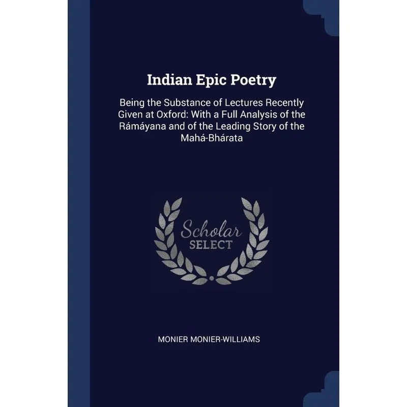 Indian Epic Poetry