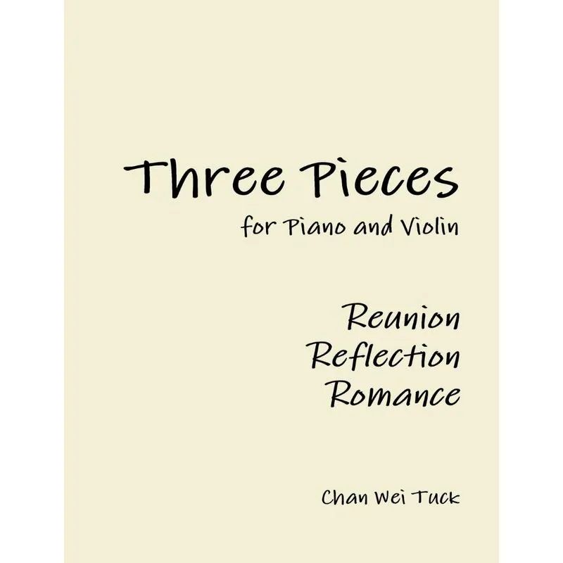 Three Pieces for Piano and Violin