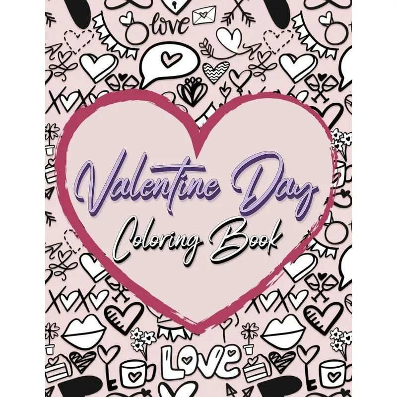 Valentine Day Coloring Book