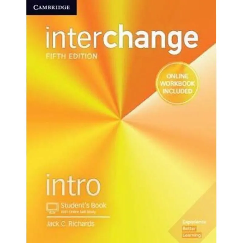 Interchange Intro Sb With Online Self-Study And Online Wb - 5Th Ed