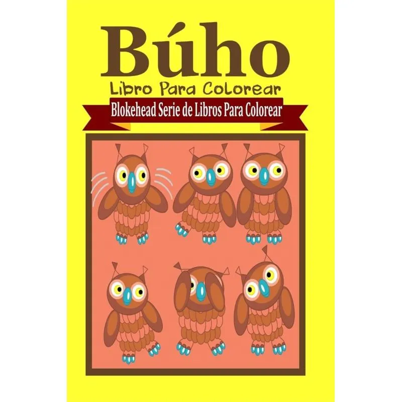 Búho Libro Para Colorear